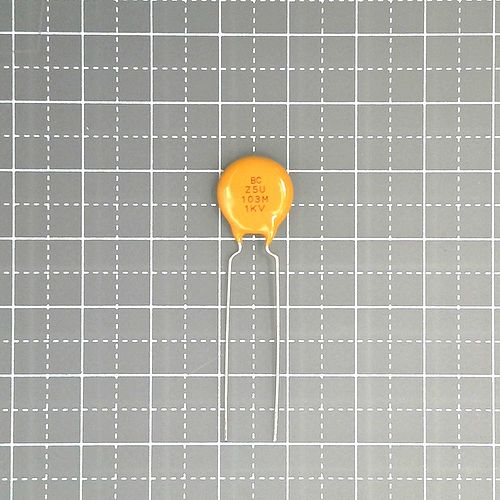 高電圧セラミック・コンデンサ　1000V　0.01μF　Z5U特性